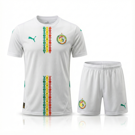 Maillot Sénégal blanc + Short Taille L