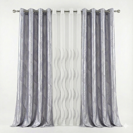 Rideau Brocard patch 3 - JIMMY Gris