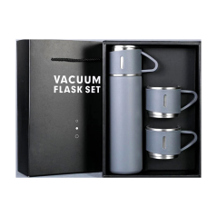 Thermos Coffret 4piéces Gris