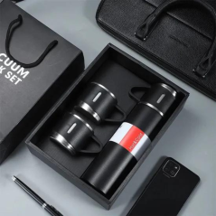 Thermos Coffret 4piéces Noir