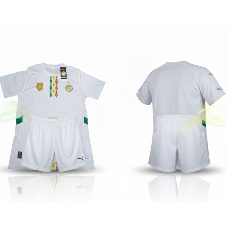 Maillot Sénégal blanc + Short Taille L