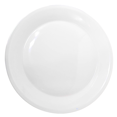 Plat en Mélamine  incassable rond blanc 40,5 cm