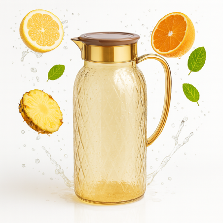 Carafe à Jus 2L Mélamine Dorée Première Dame