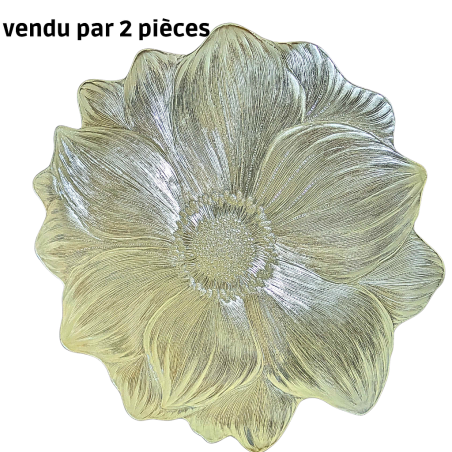 2 Set de table doré - LUXE 38cm