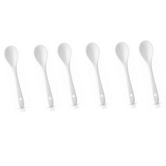 Lot de 6 cuillères à café blanche Première Classe