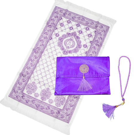 Ensemble de prière Khadija Mauve