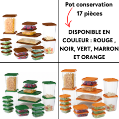 Pot Conservation 17 pièces