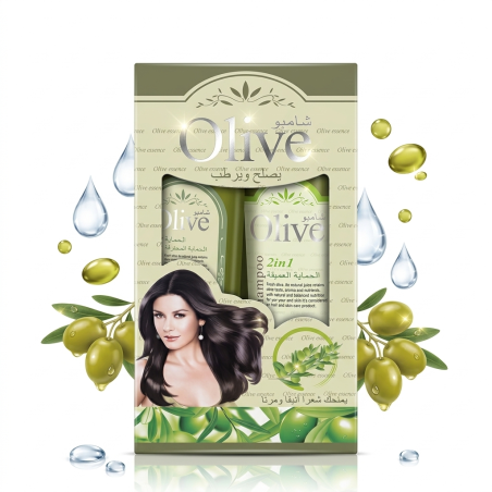 KIT Shampoing démêlant Olive 630ml