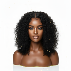 Perruque cheveux naturels frisés longueur 12