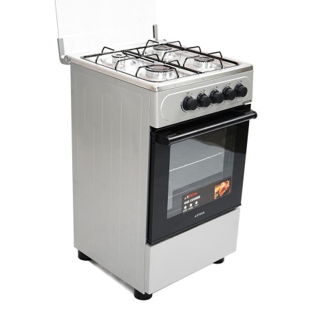 CUISINIERE ASTECH 4 FEUX 50X50 A GAZ GRIS CSL50DAS1 - SL