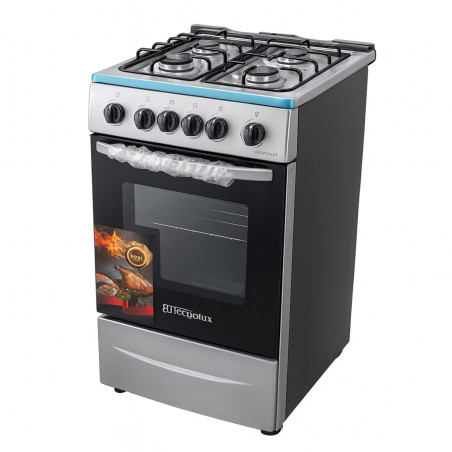 CUISINIERE TECHNOLUX 4 FEUX 50X50 INOX TEC50CS -SL