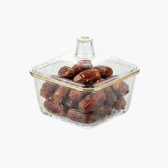 Dattier Mélamine Or & Transparent