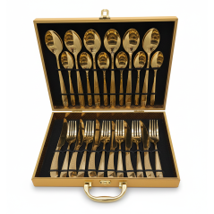 Coffret Couverts Première Dame 24 pièces Or