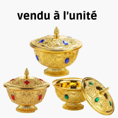 Sucrier Plastique Doré