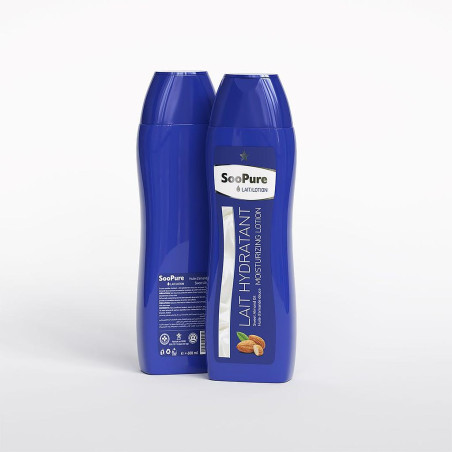 Lait de corps Hydratant à l'huile d'Amande douce SooPure 600ML