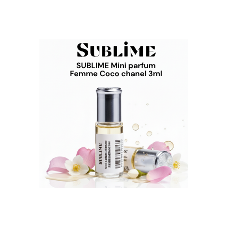 SUBLIME Mini parfum - Femme Coco chanel 3ml