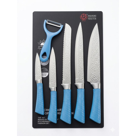 Paquet de 6 piéces COUTEAU DE CUISINE
