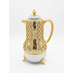 Thermos 24H de luxe Argenté Doré 1L