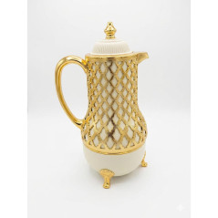 Thermos 24H de luxe Beige Doré 1L