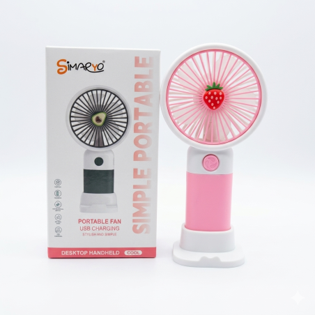 Mini ventillateur portable  SIMARYO Rose