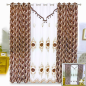 Paquet DE 3 RIDEAU 2 lourd et 1 leger - Rouge beige