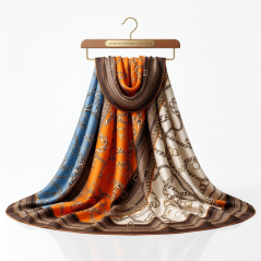 Foulard en soie 1m87 x 90 N°1