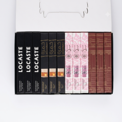 Paquet 24 parfums Lacoste Khamrah Yara rose - baccarat rouge-