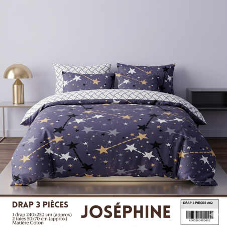 DRAP 3 PIÈCES JOSÉPHINE AA02