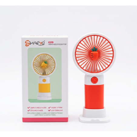 Mini ventillateur portable  SIMARYO Orange